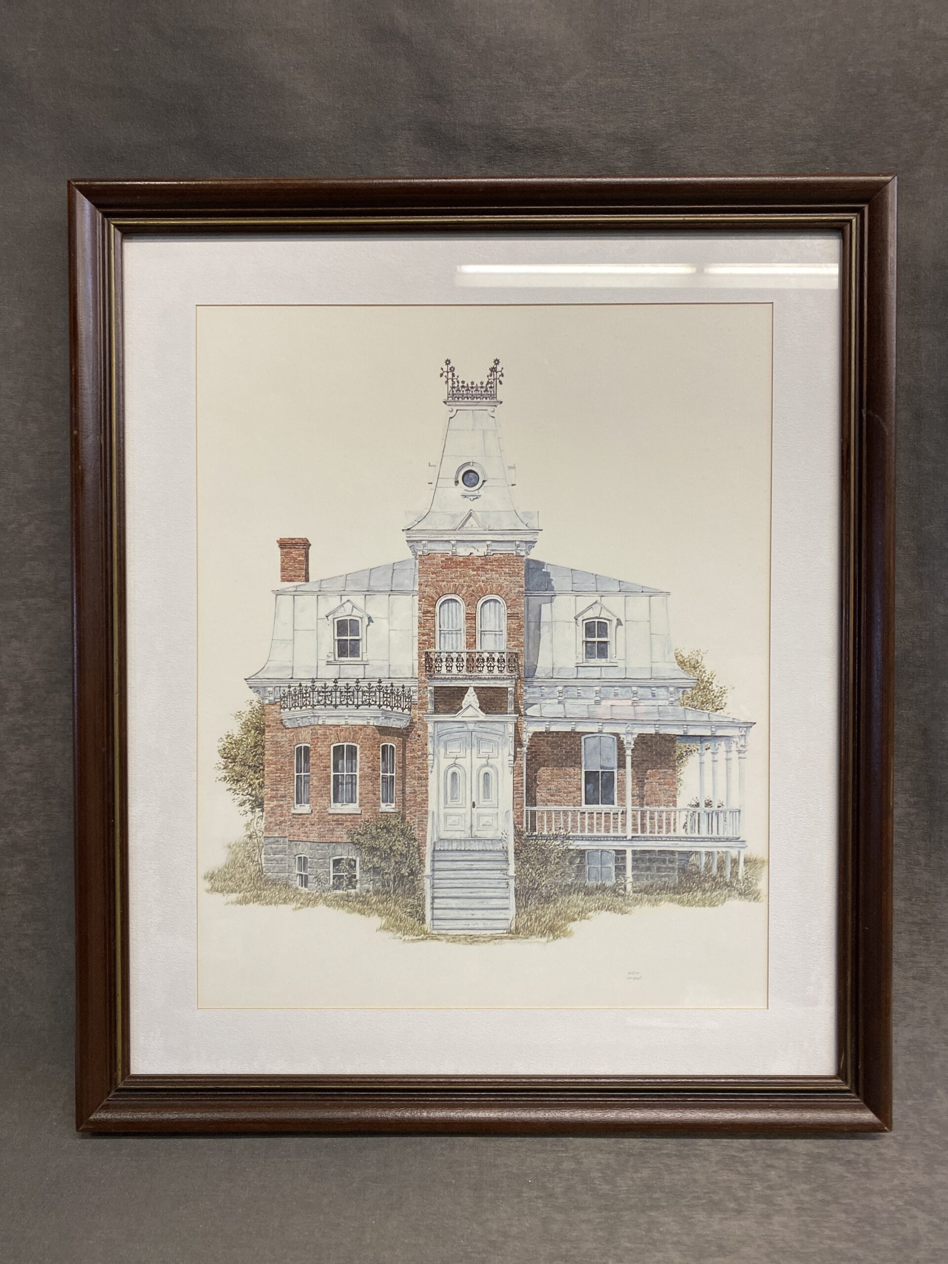 Framed Print – Red Brick House