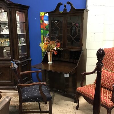 Mahogany Secretary & Arm Chair