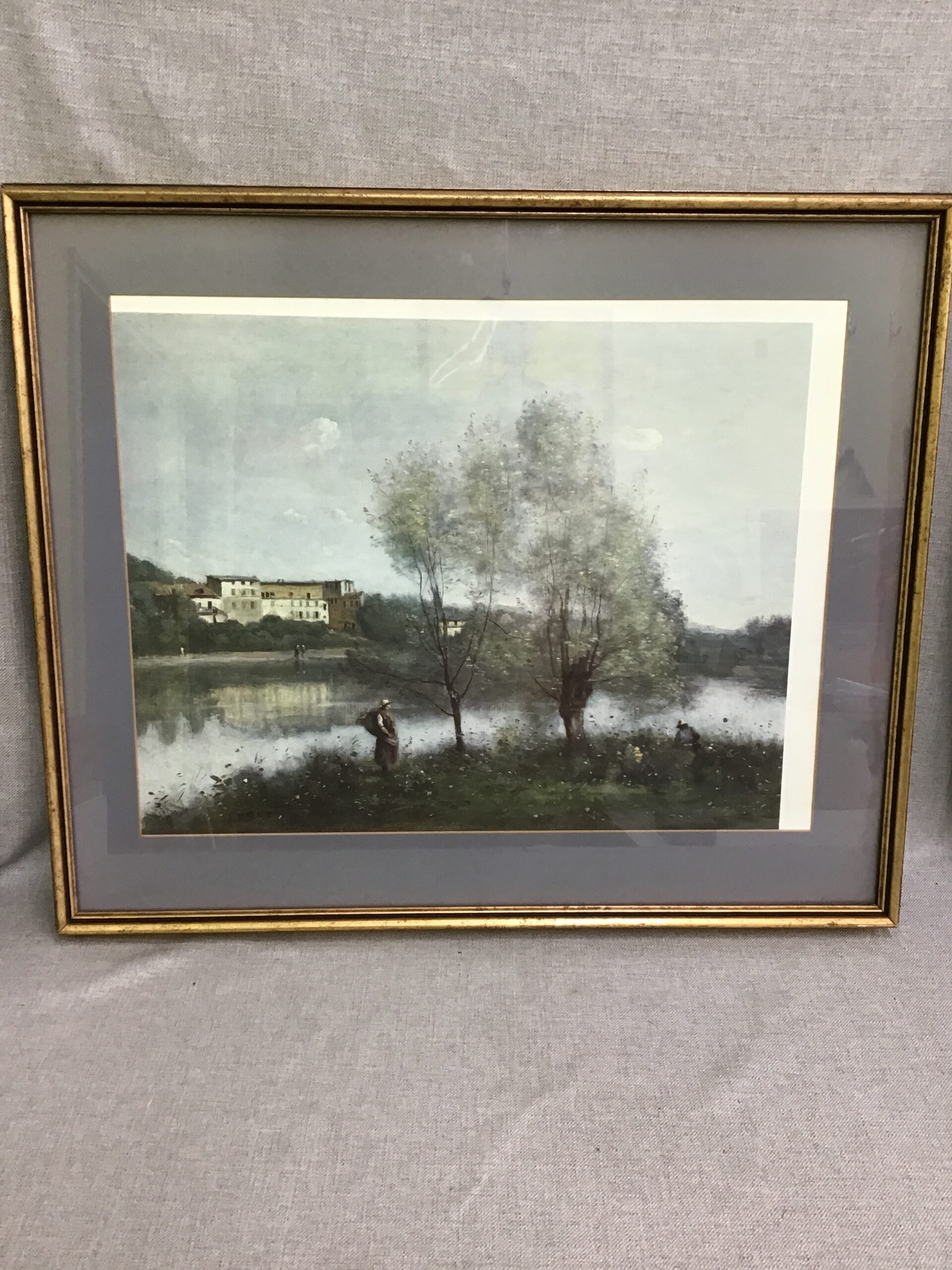 Vintage Framed Art Reproduction Print