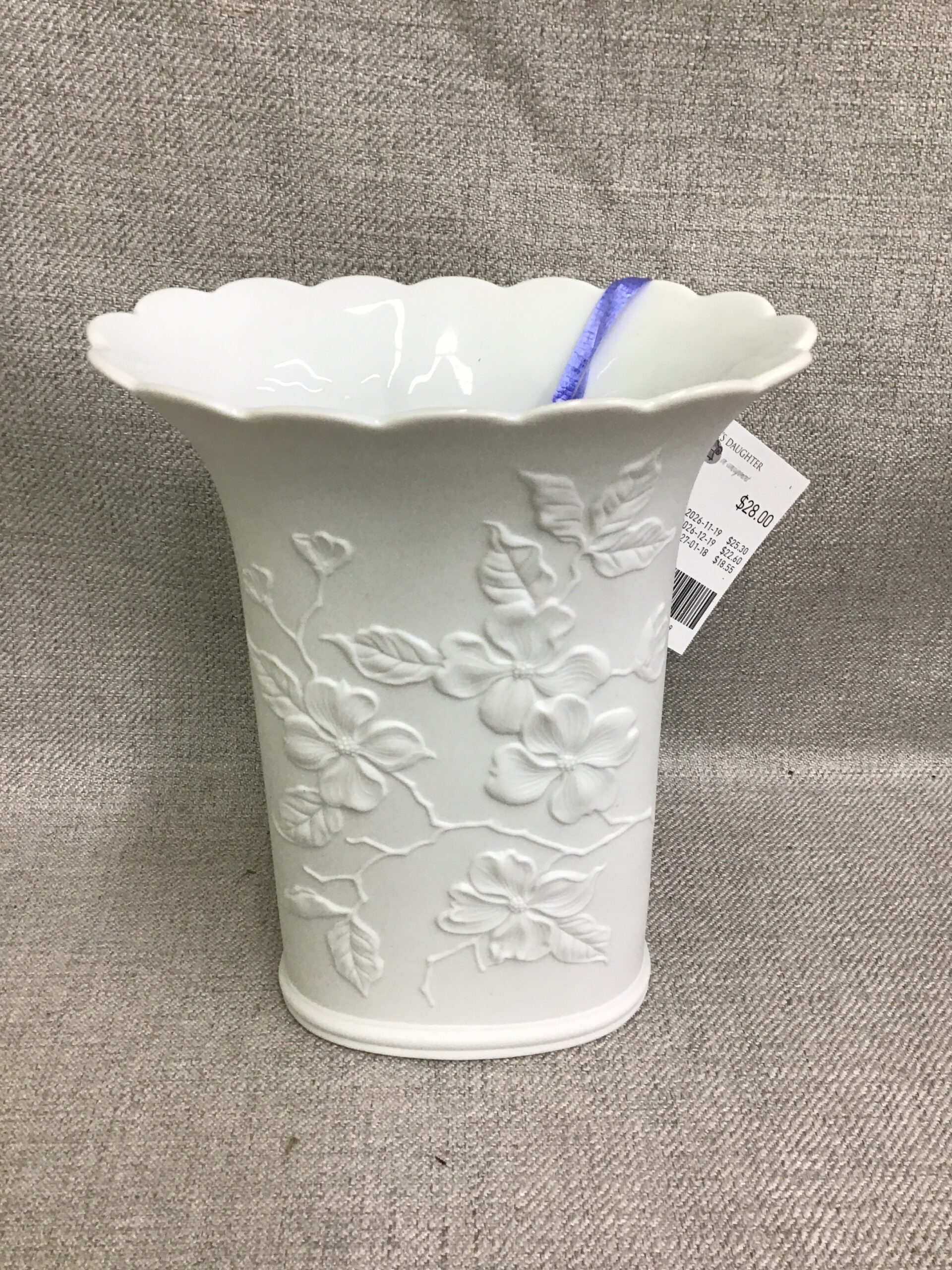 ‘Dogwood’ Oval Vase by Kaiser