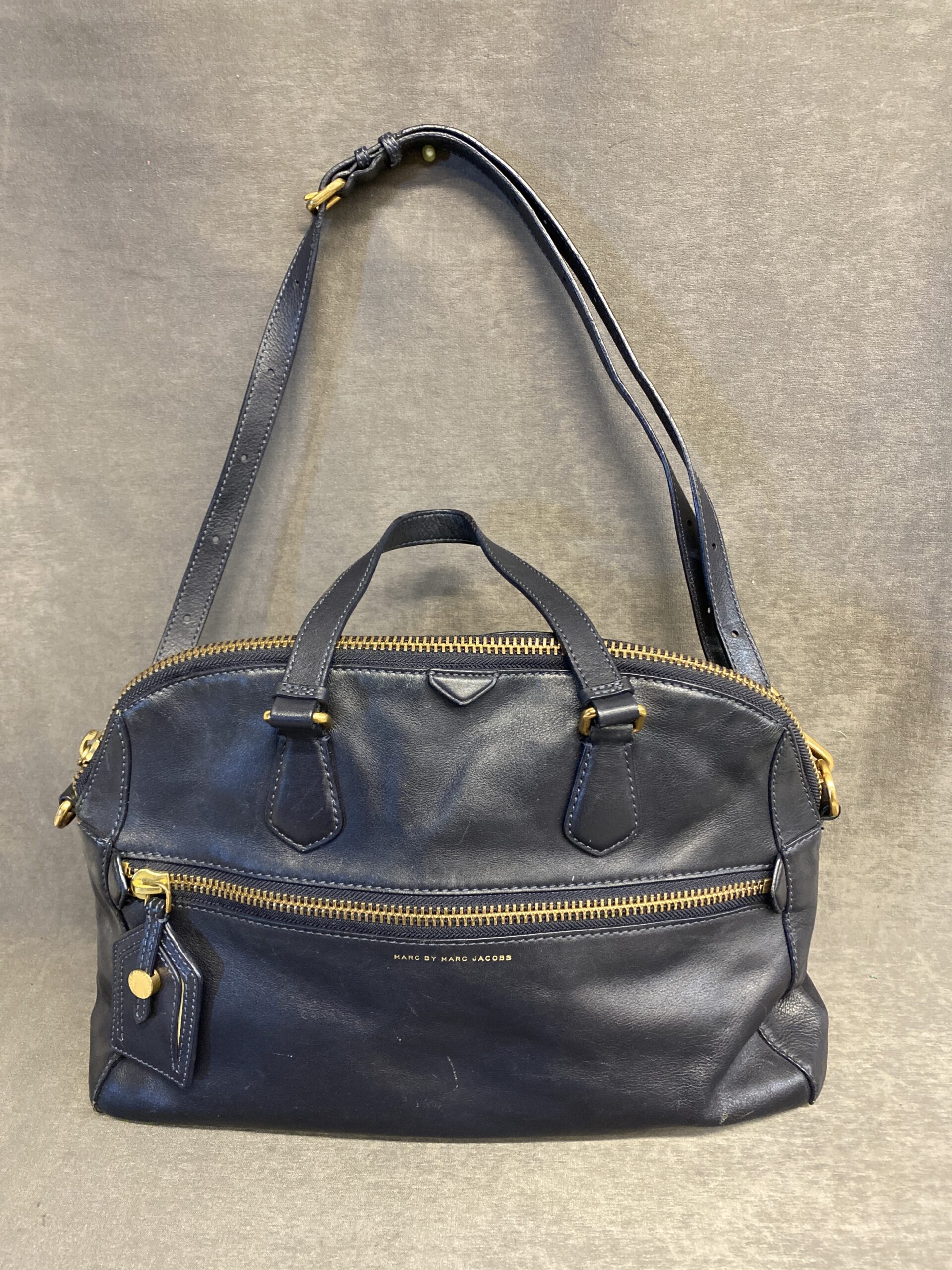 Marc Jacob’s Leather Satchel Purse – Black