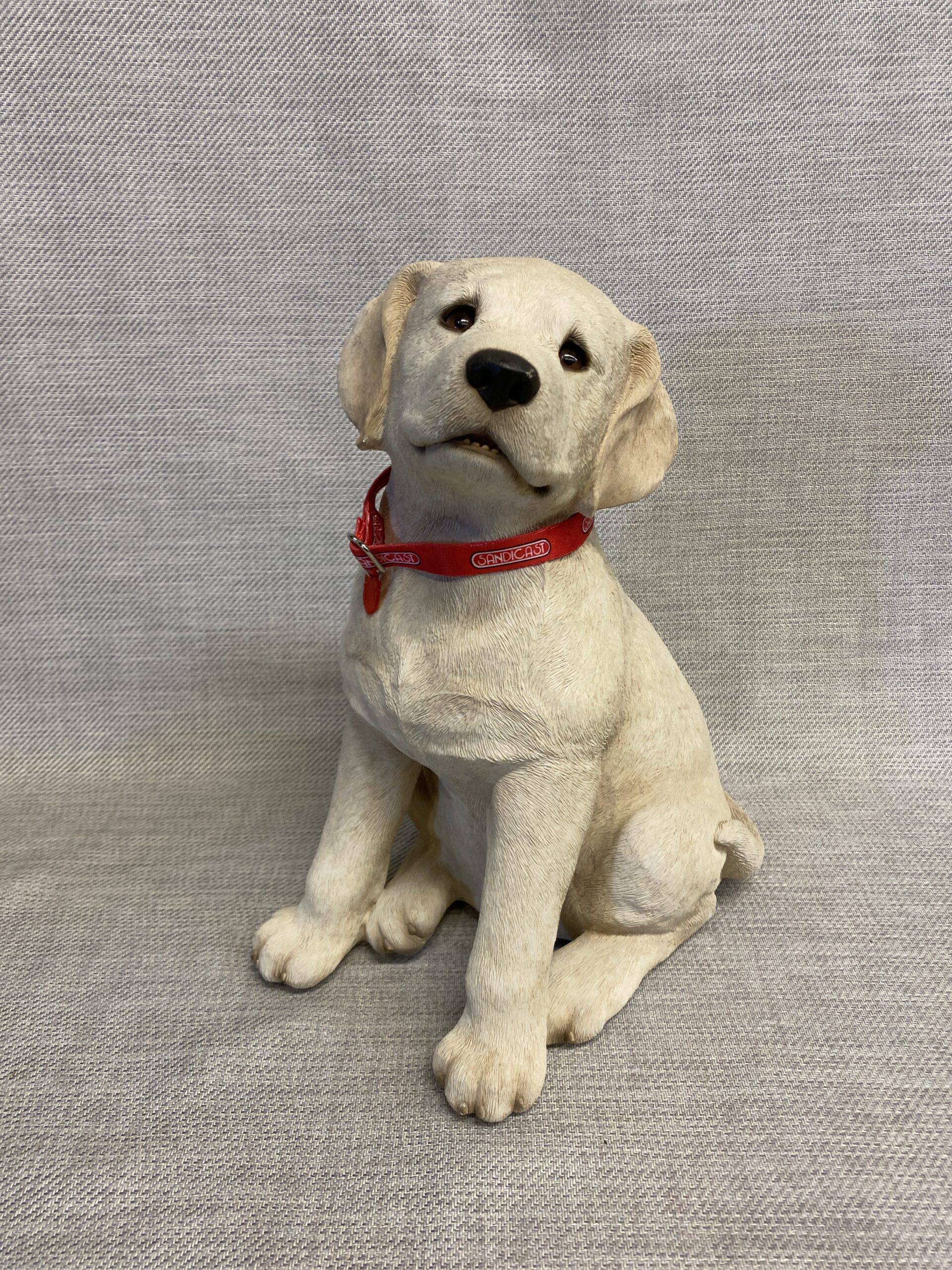 Sandicast Life Size Statue – Lab Puppy Sitting