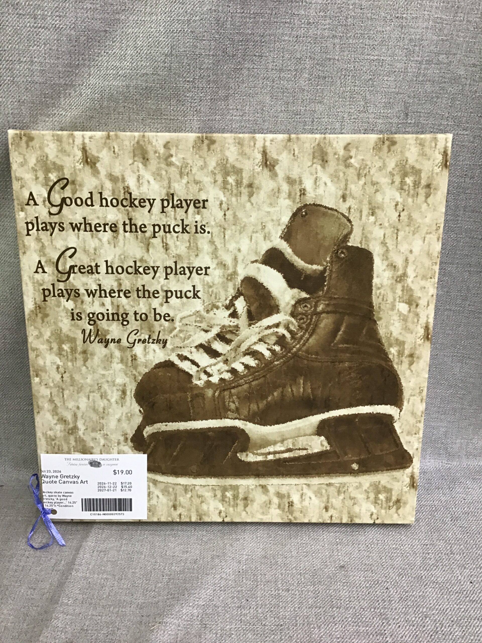 Wayne Gretzky Quote Canvas Art