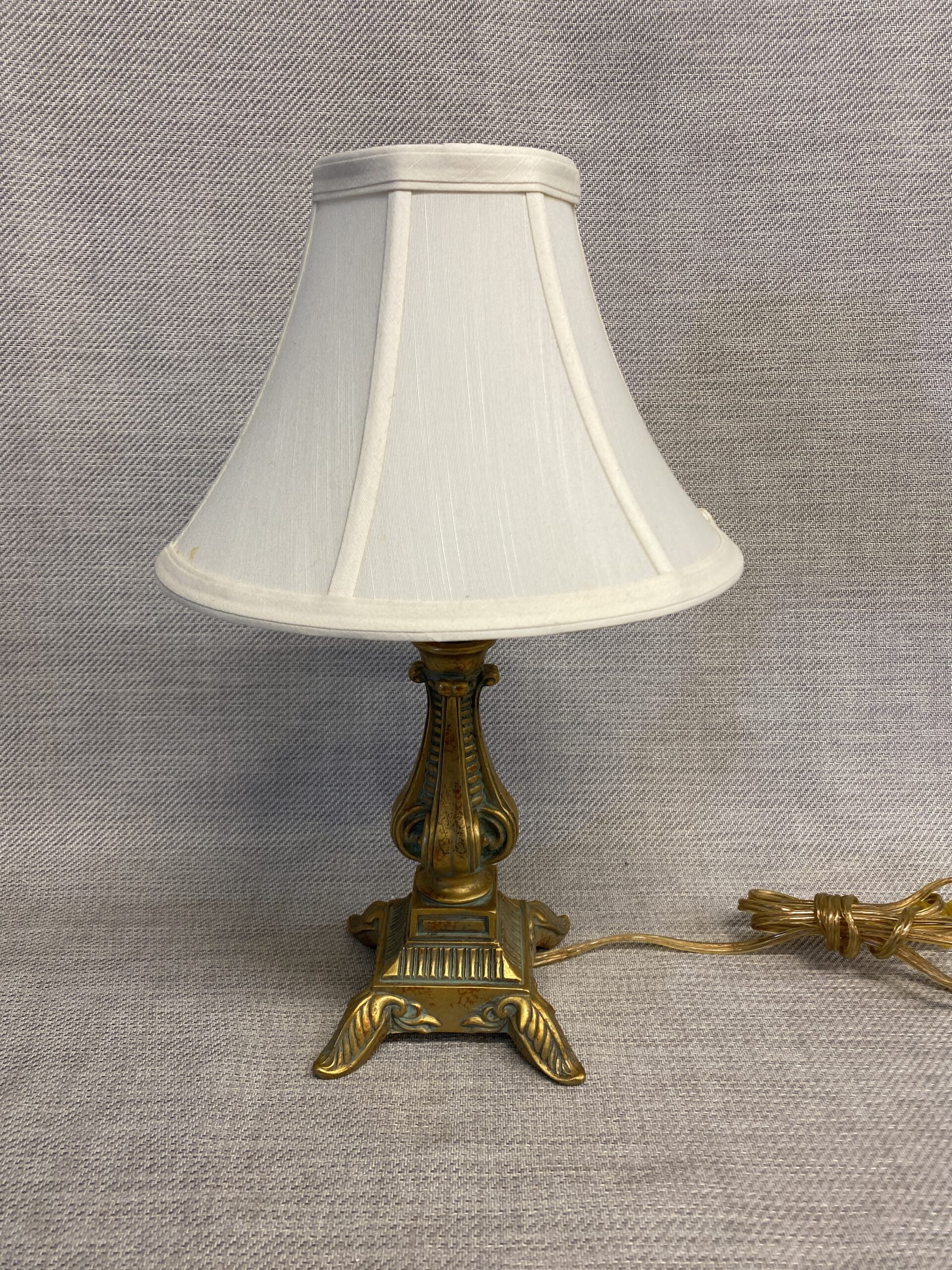Small Lamp – Green & Gold