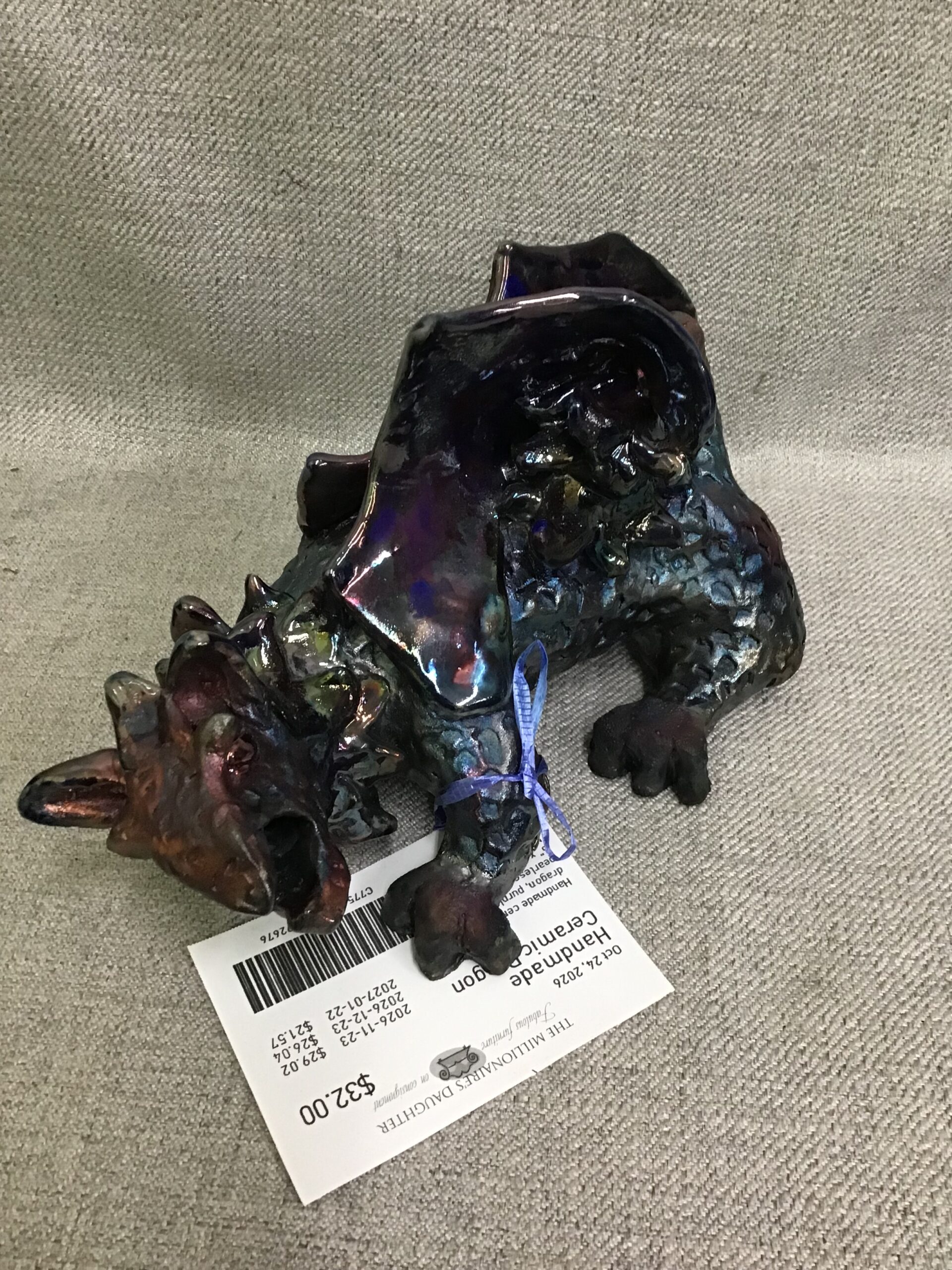 Handmade Ceramic Dragon