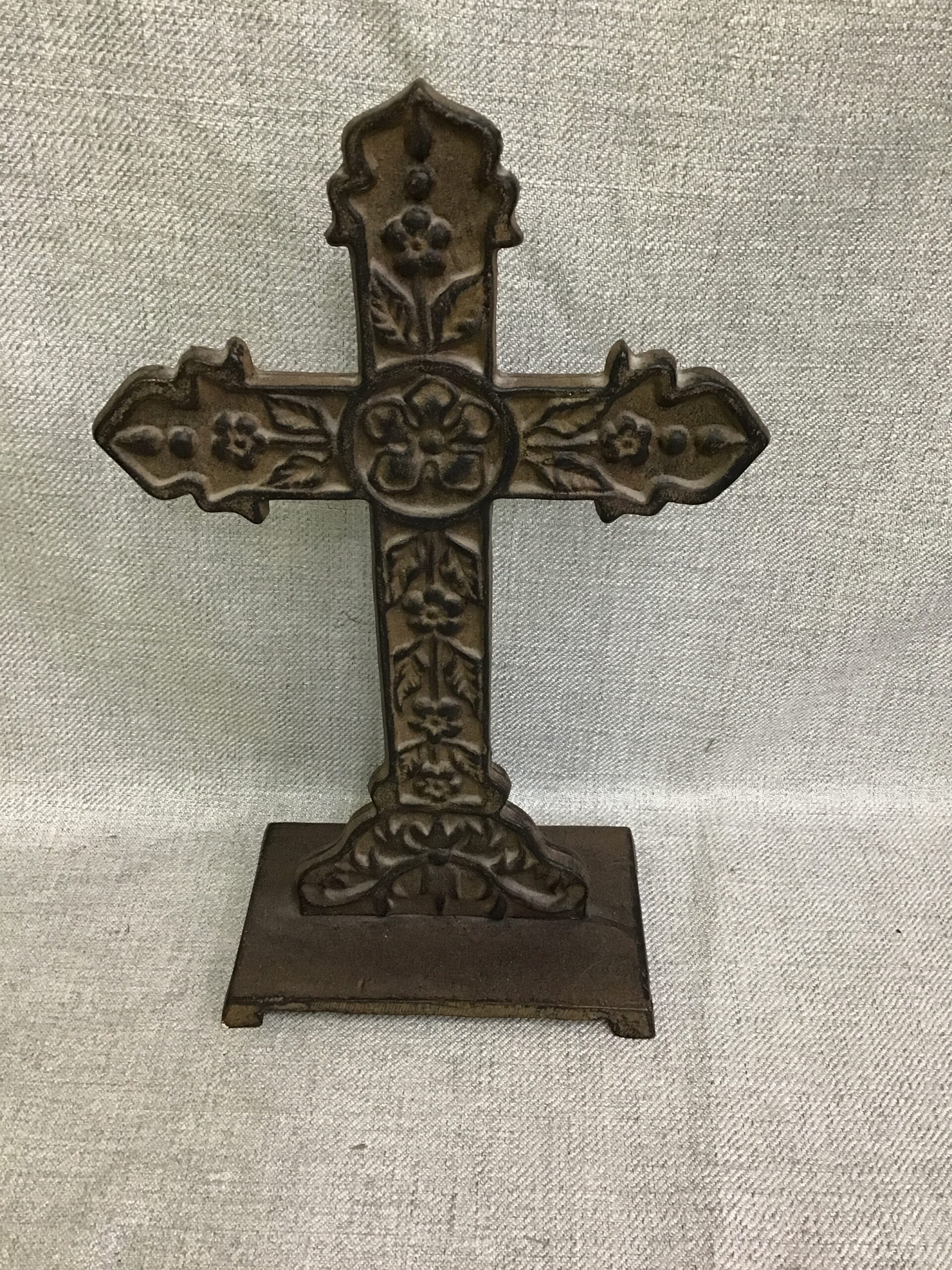 Vintage Cast Iron Cross