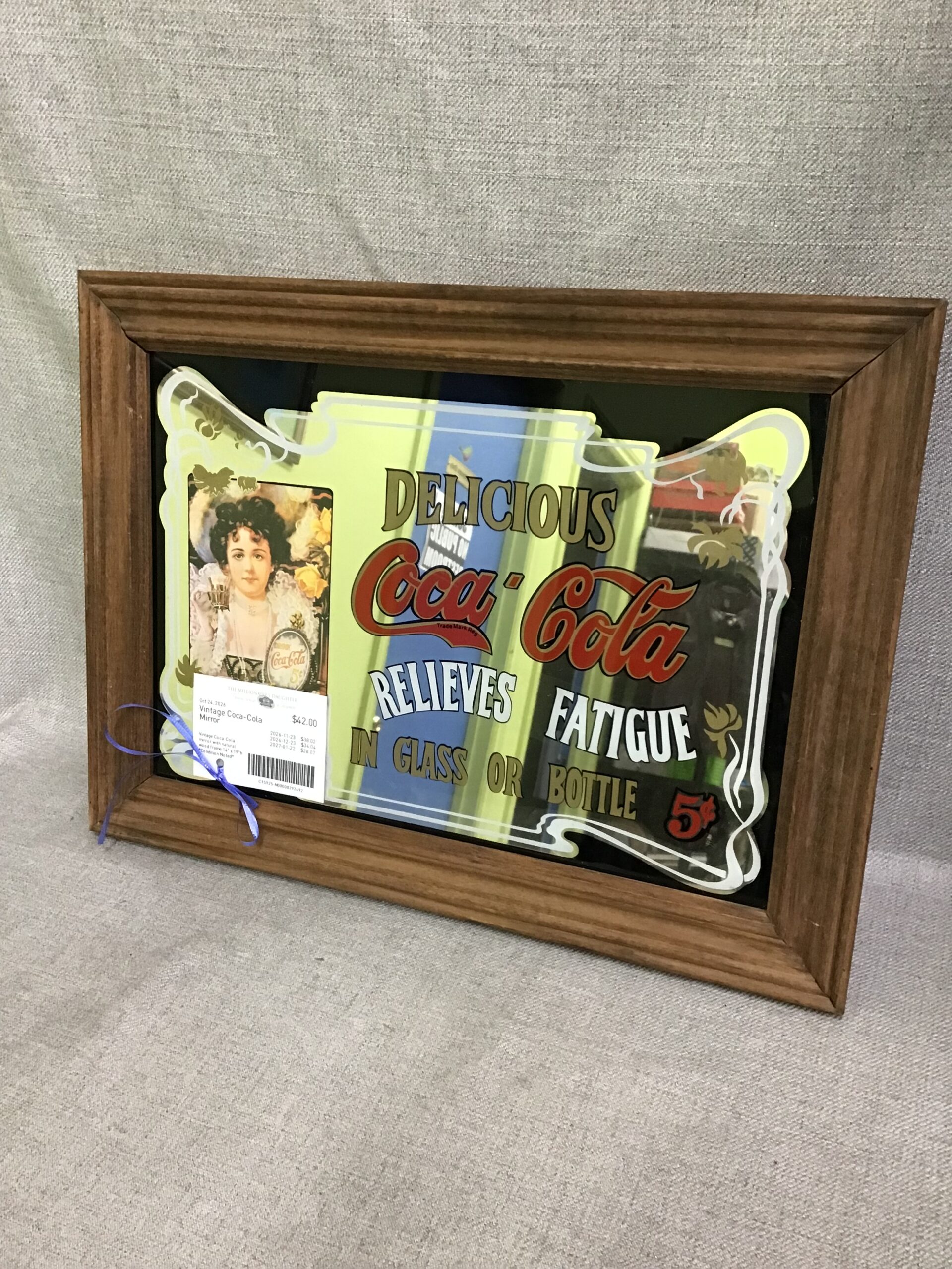 Vintage Coca-Cola Mirror