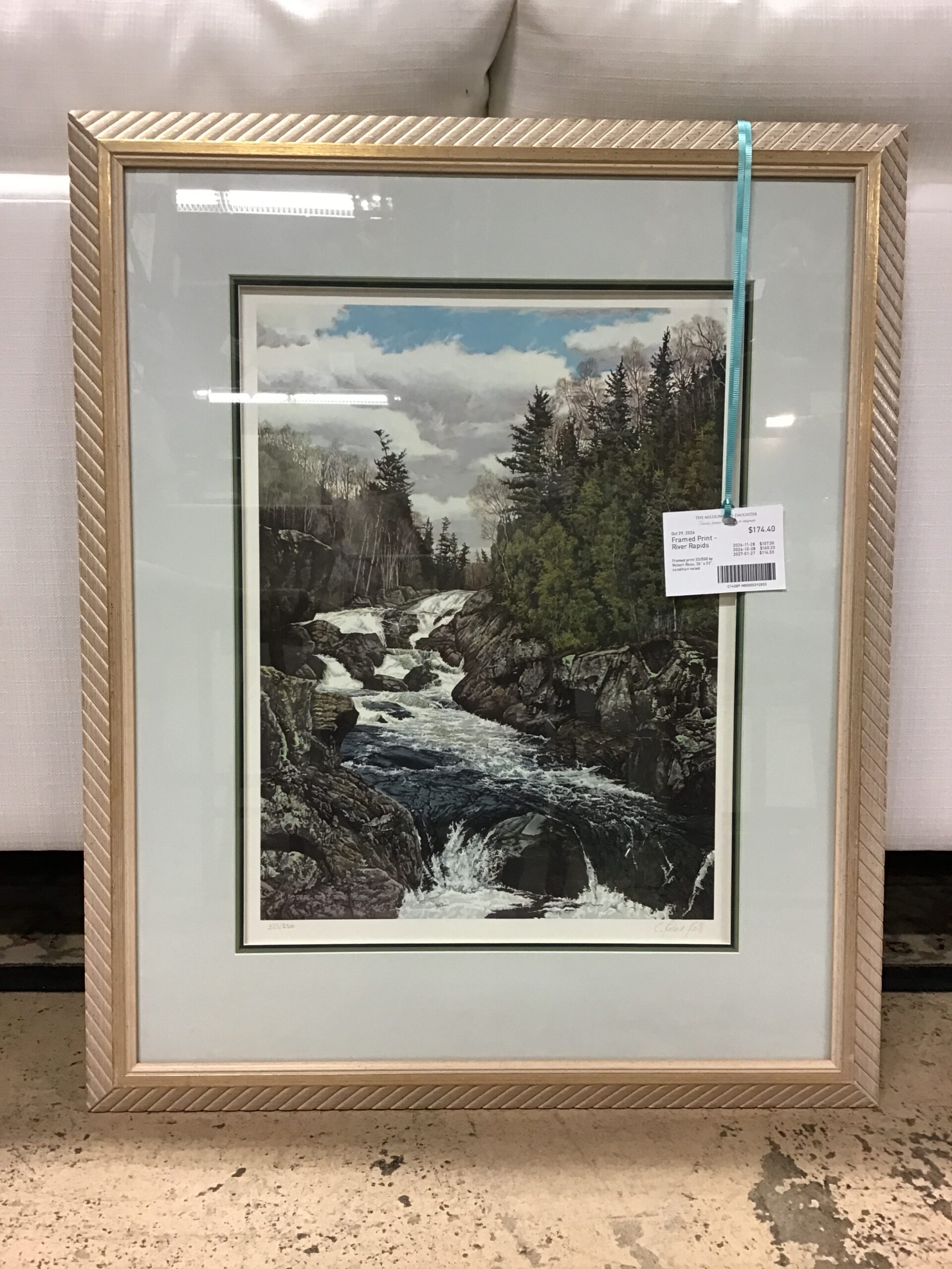Framed Print – River Rapids