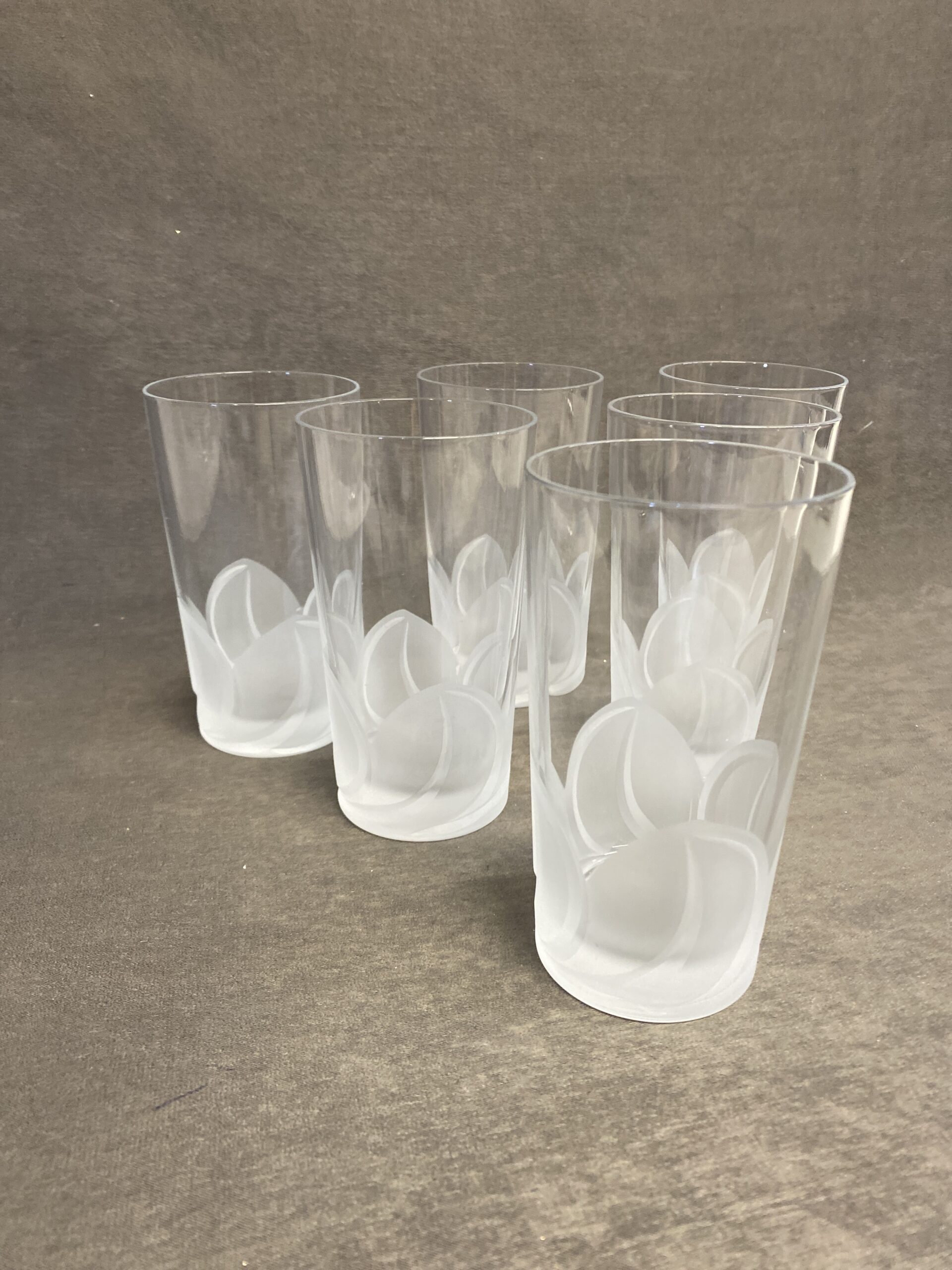Set 6 Cristal D’Arques Highball Glasses