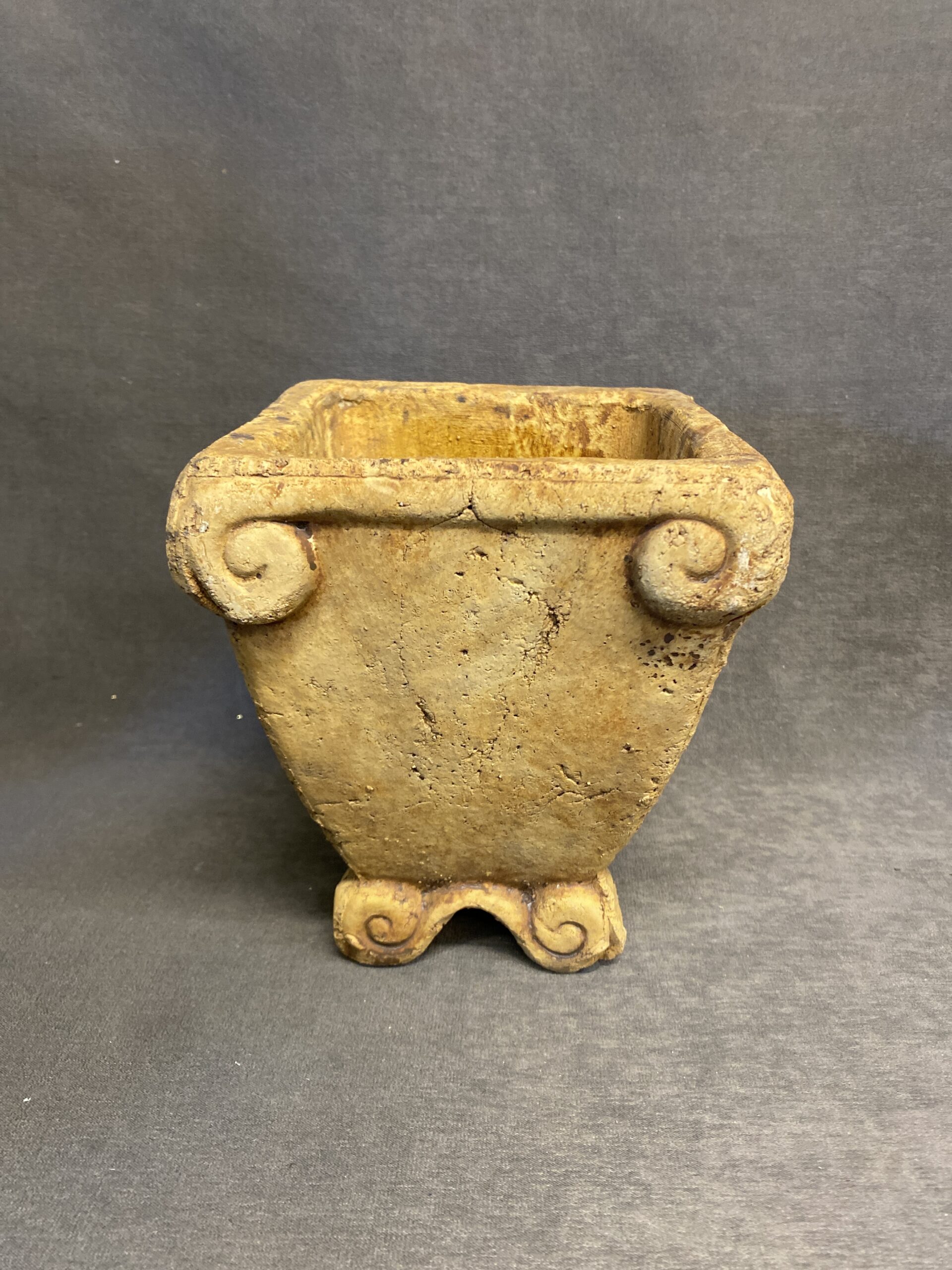 Rustic Plaster Planter