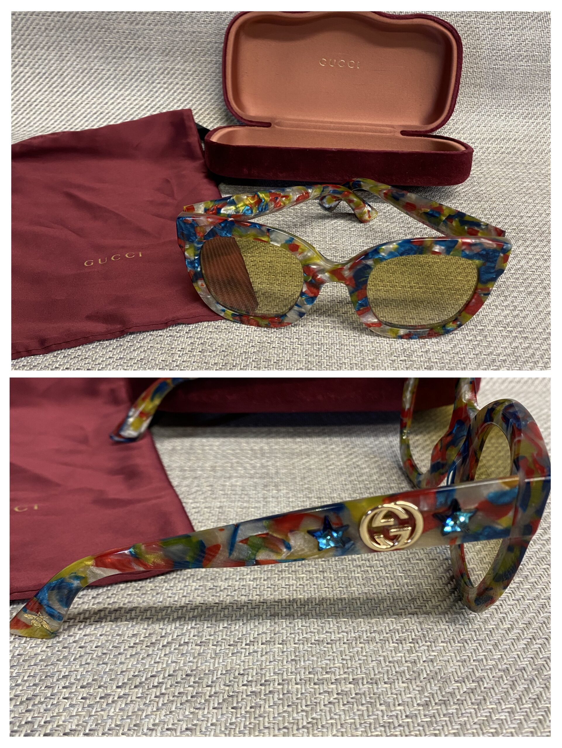 Gucci Sunglasses – Confetti Frame