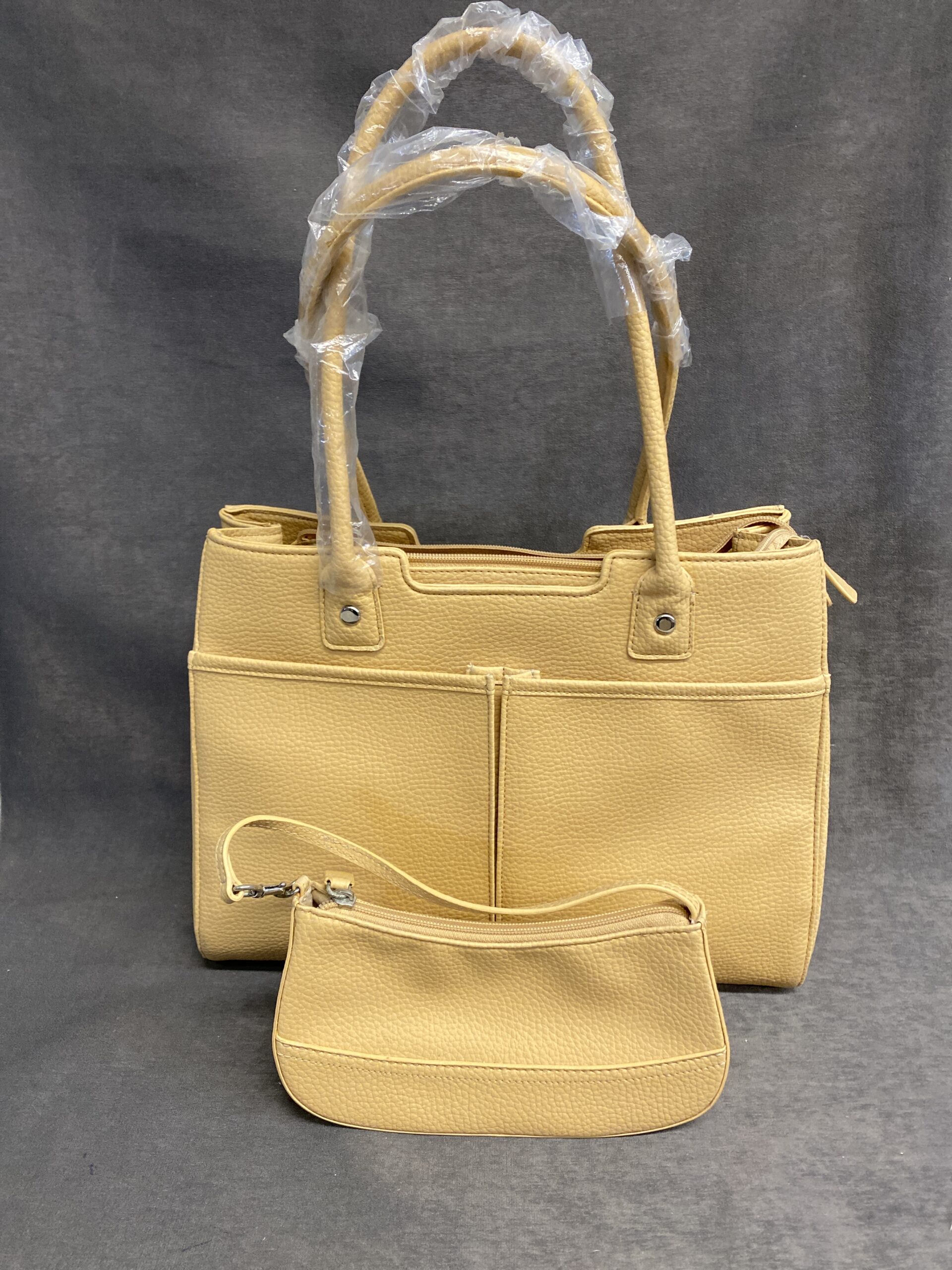 2PC Boccelli Handbag – Beige