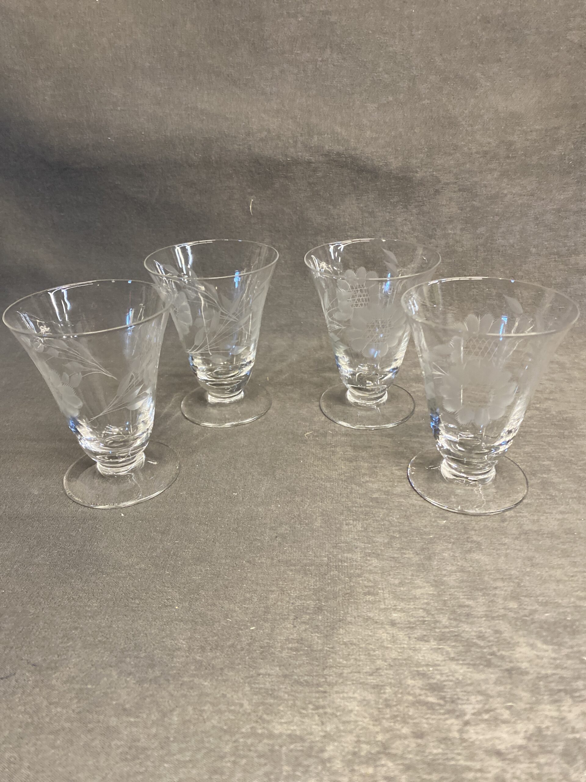 Set 4 Cornflower Juice Glasses