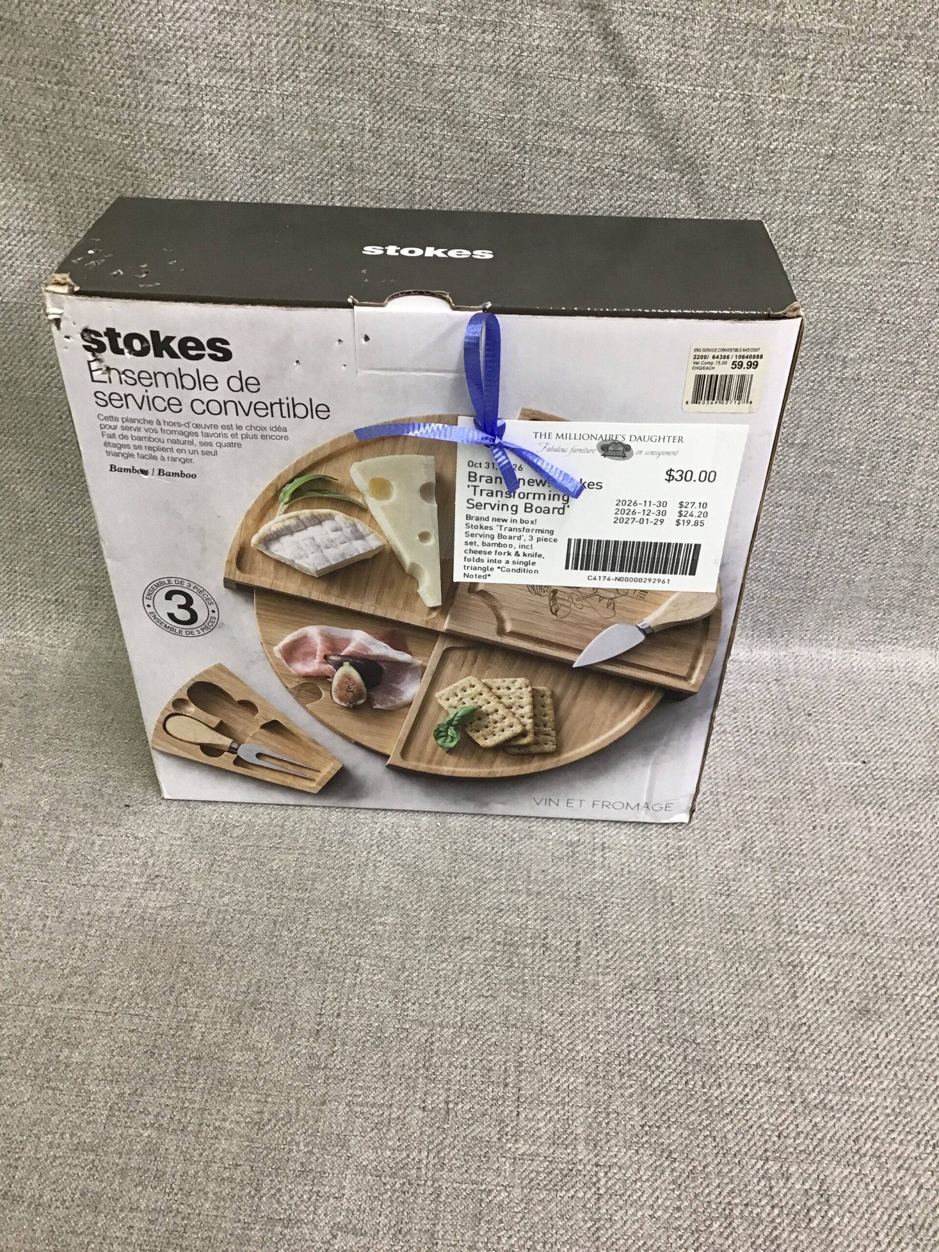Brand new! Stokes ‘Transforming Serving Board’