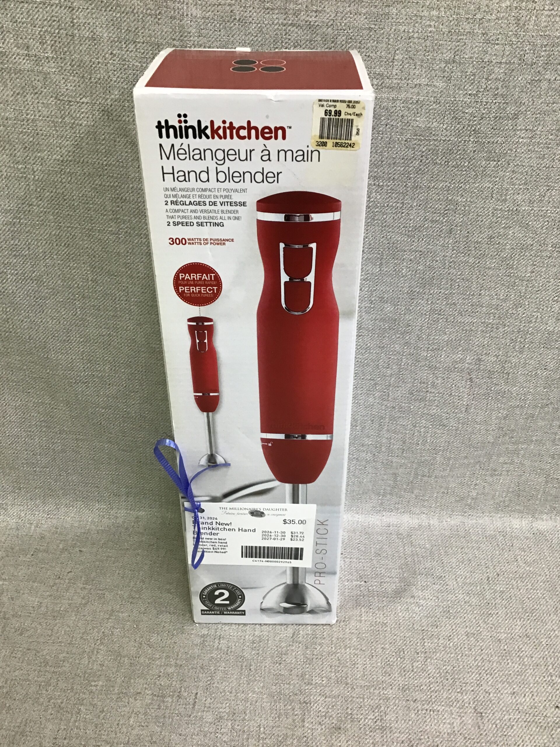 Brand New! Thinkkitchen Hand Blender